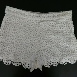 Forever 21 white shorts